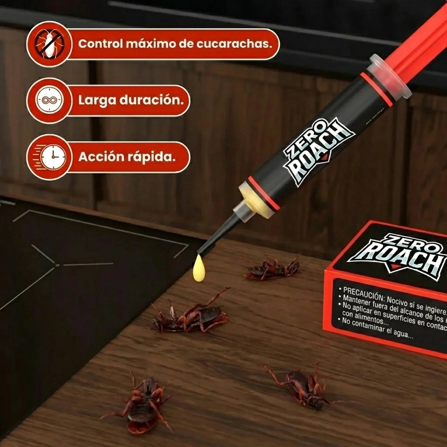 Gel insecticida para cucarachas ZeroRoach™